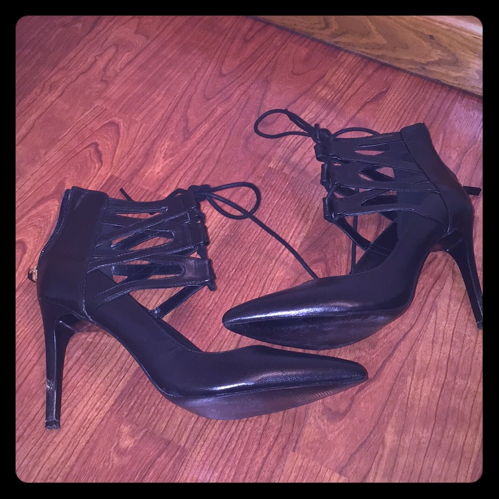 Black Nine West heels